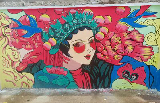 册亨墙体彩绘-网红墙